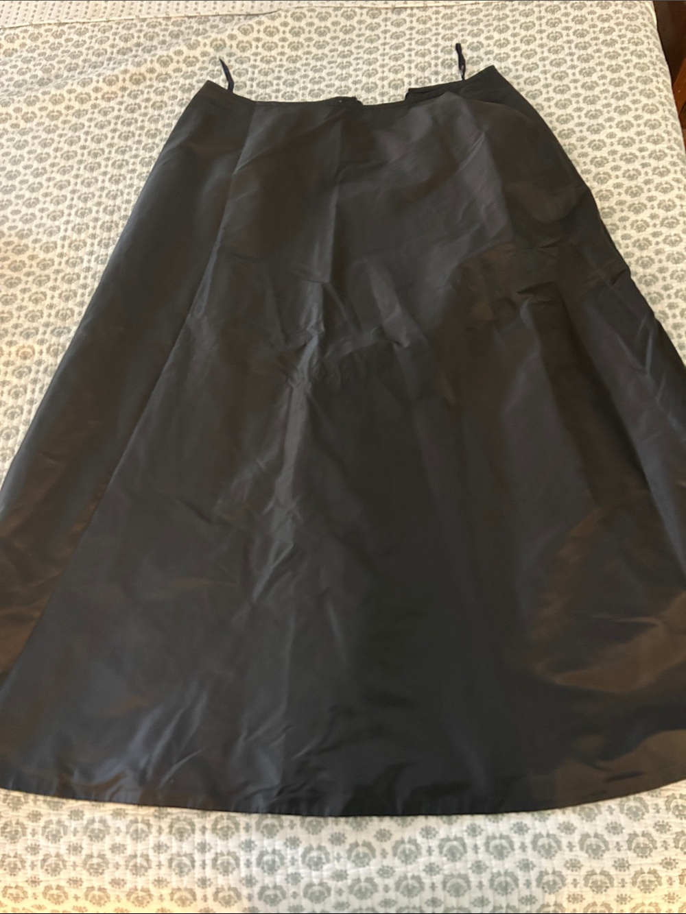 INC International Concepts Black A-Line Skirt
